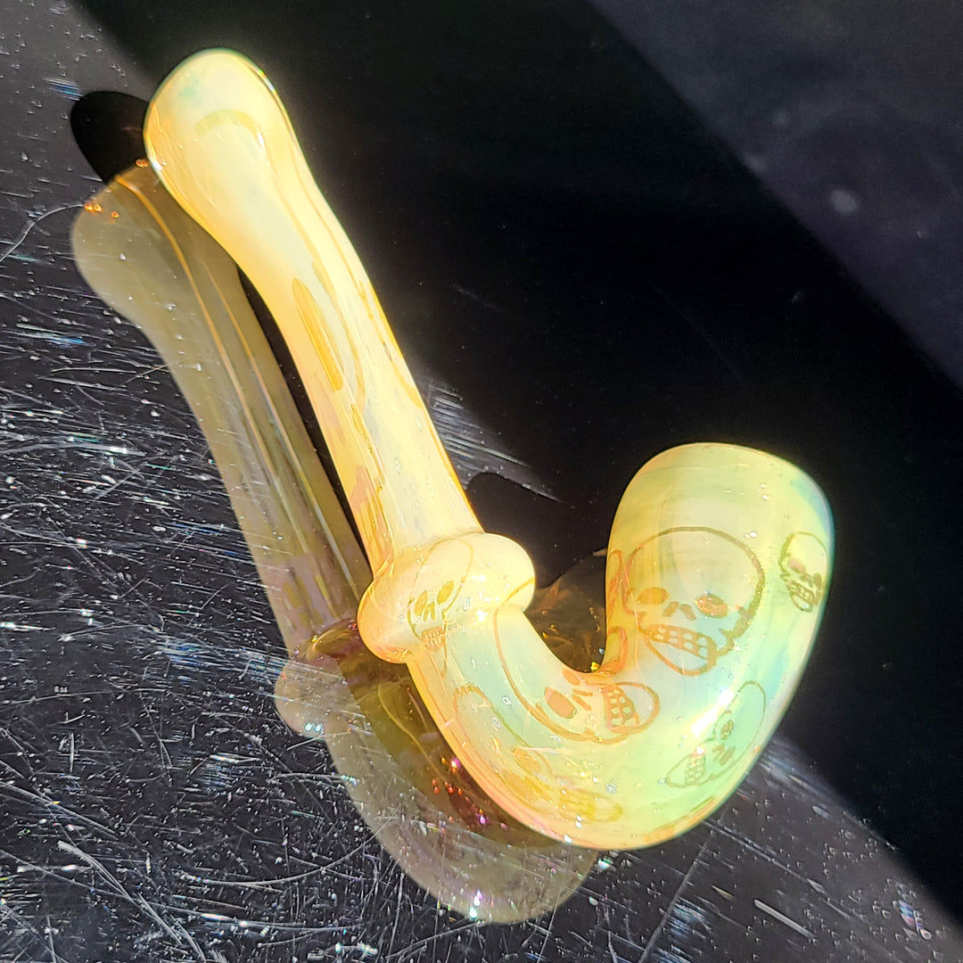 Carbon Tech Skull Sherlock from Bob Badtram Glass Pipe Bob Badtram   