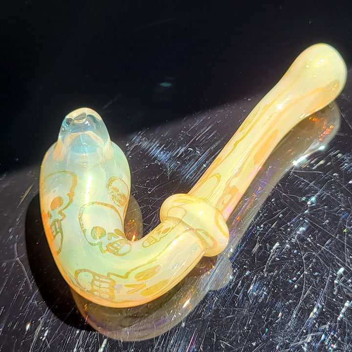 Carbon Tech Skull Sherlock from Bob Badtram Glass Pipe Bob Badtram   