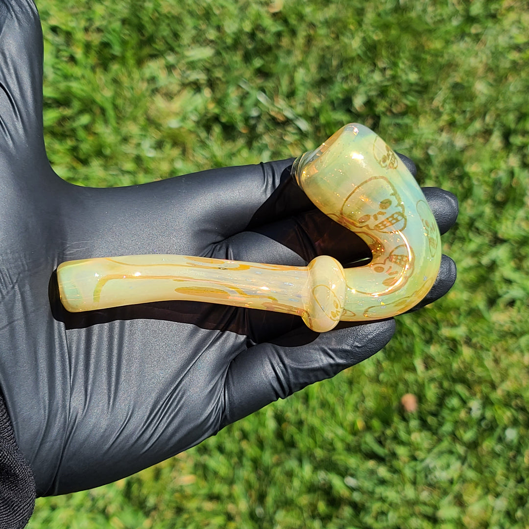 Carbon Tech Skull Sherlock from Bob Badtram Glass Pipe Bob Badtram   