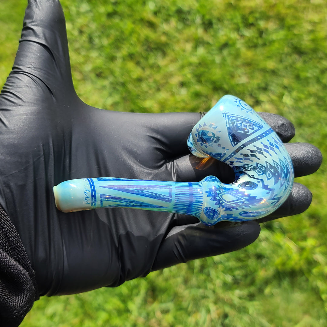 Carbon Tech Native Sherlock from Bob Badtram Glass Pipe Bob Badtram   