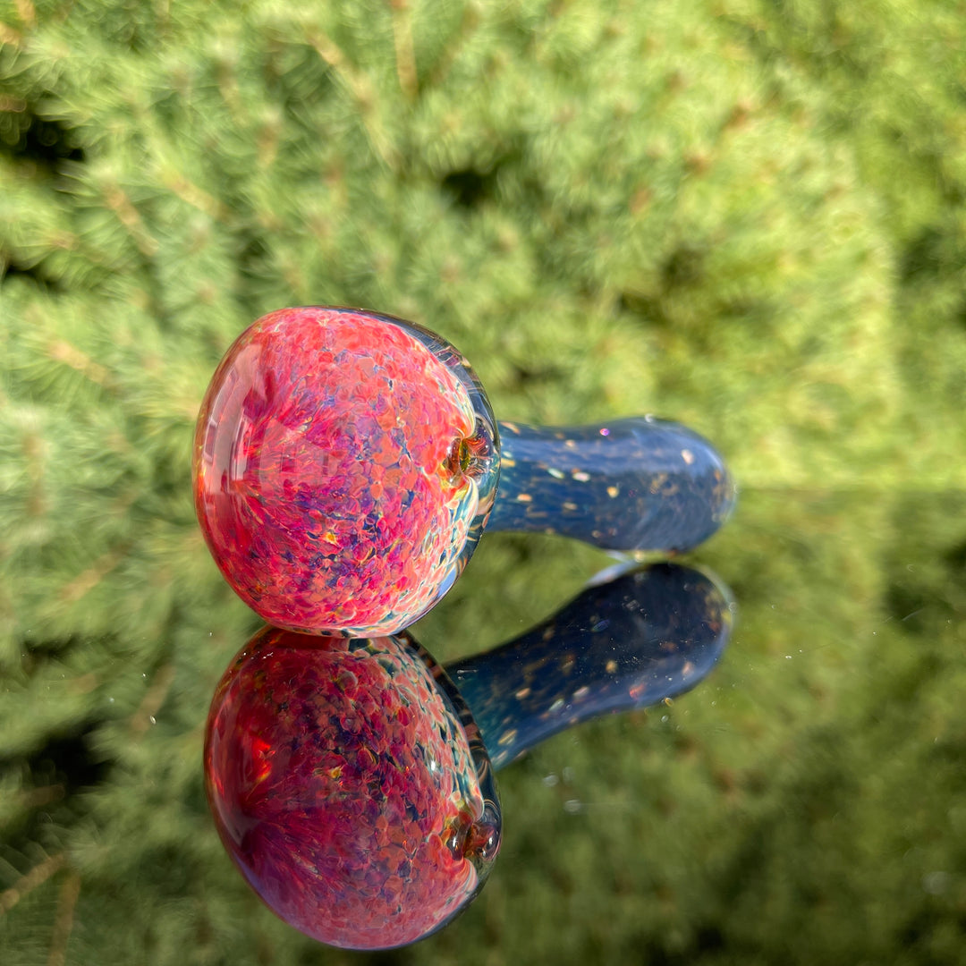 Green and Pink Sparkle Frit Pocket Pipe Glass Pipe Beezy Glass   