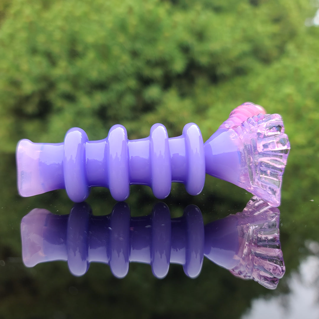 Purple Vagina Chillum Glass Pipe Chillery Bogart   