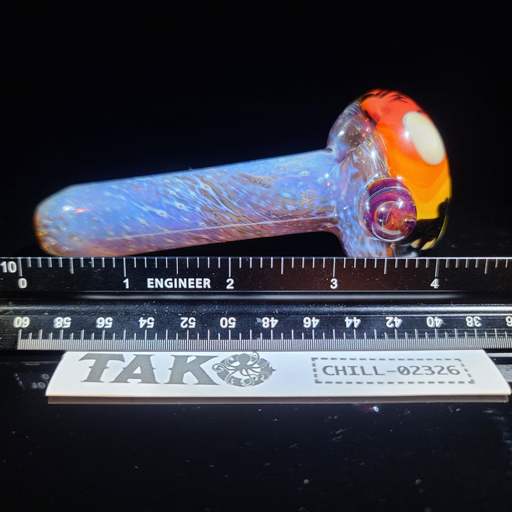 Safari Disc Flip Spoon Glass Pipe Chillery Bogart   