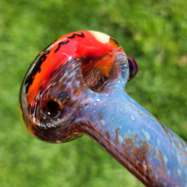 Safari Disc Flip Spoon Glass Pipe Chillery Bogart   