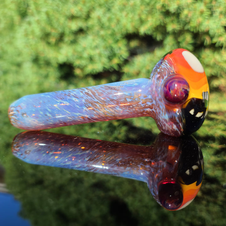 Safari Disc Flip Spoon Glass Pipe Chillery Bogart   
