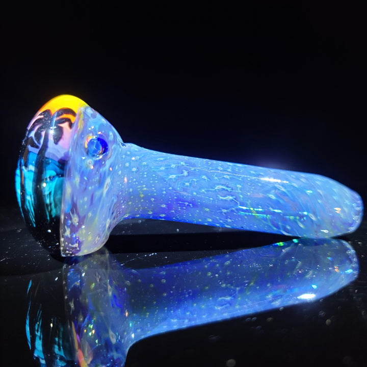 Beach Vacation Disc Flip Spoon Glass Pipe Chillery Bogart   