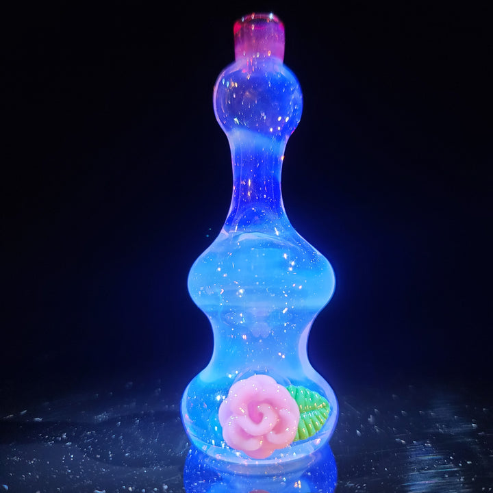 Rose Chillum Glass Pipe Chillery Bogart   