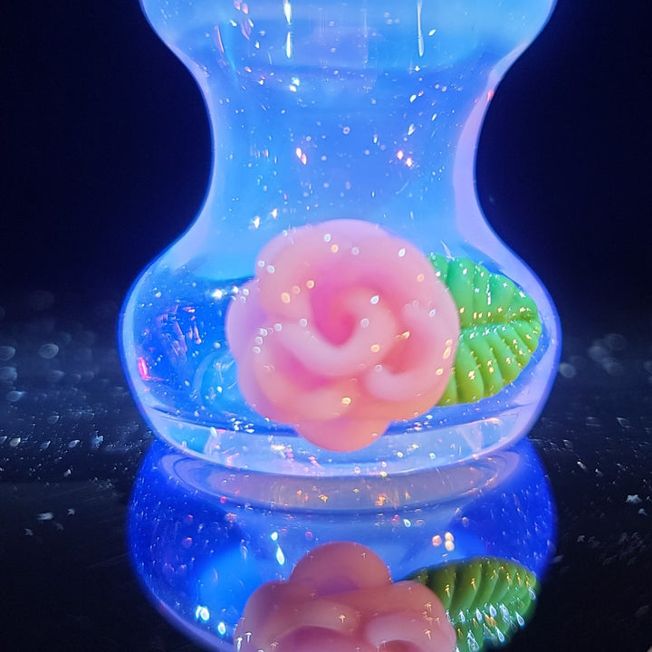 Rose Chillum Glass Pipe Chillery Bogart   