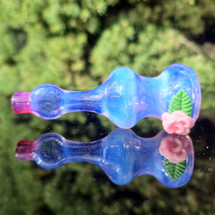 Rose Chillum Glass Pipe Chillery Bogart   