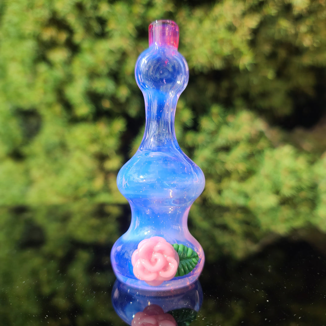 Rose Chillum Glass Pipe Chillery Bogart   