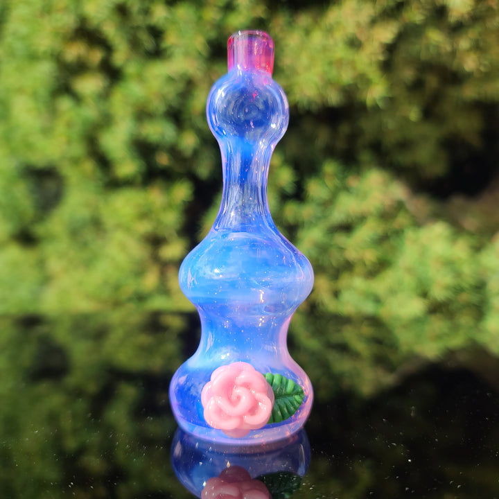 Rose Chillum Glass Pipe Chillery Bogart   