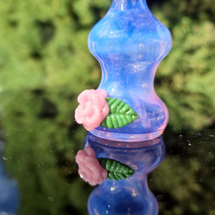 Rose Chillum Glass Pipe Chillery Bogart   