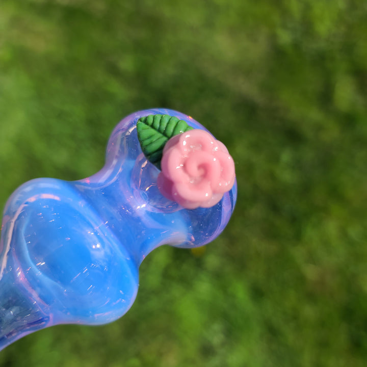 Rose Chillum Glass Pipe Chillery Bogart   