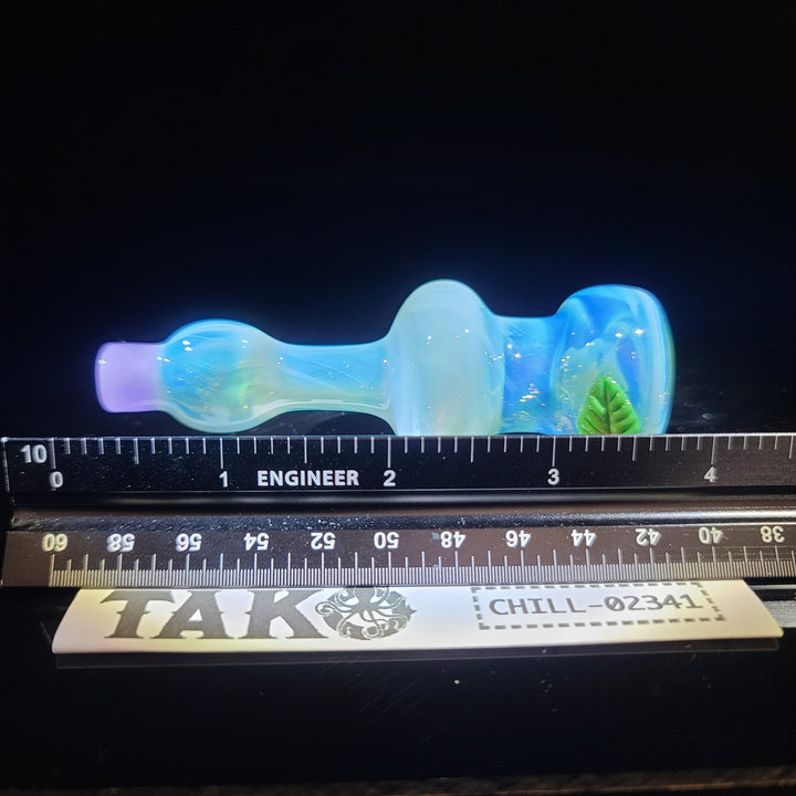Rose Chillum Glass Pipe Chillery Bogart   
