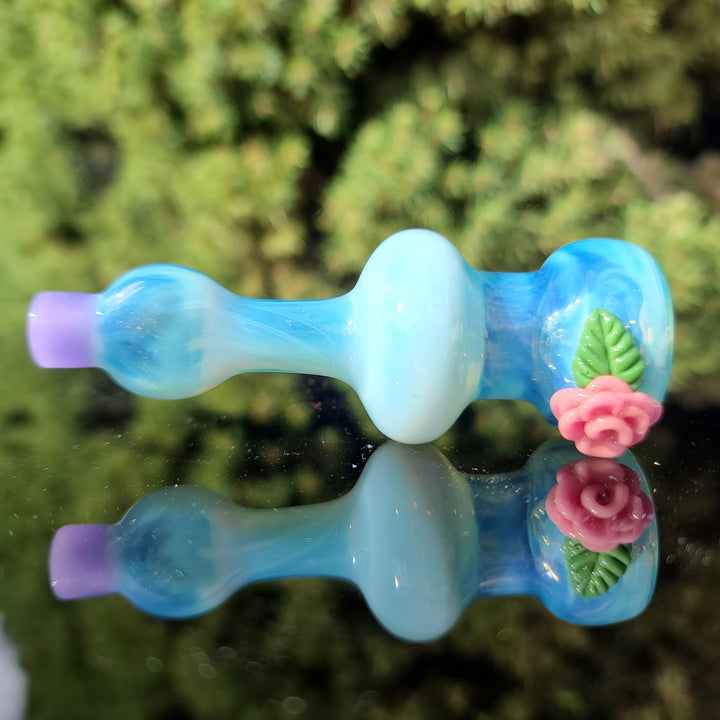 Rose Chillum Glass Pipe Chillery Bogart   