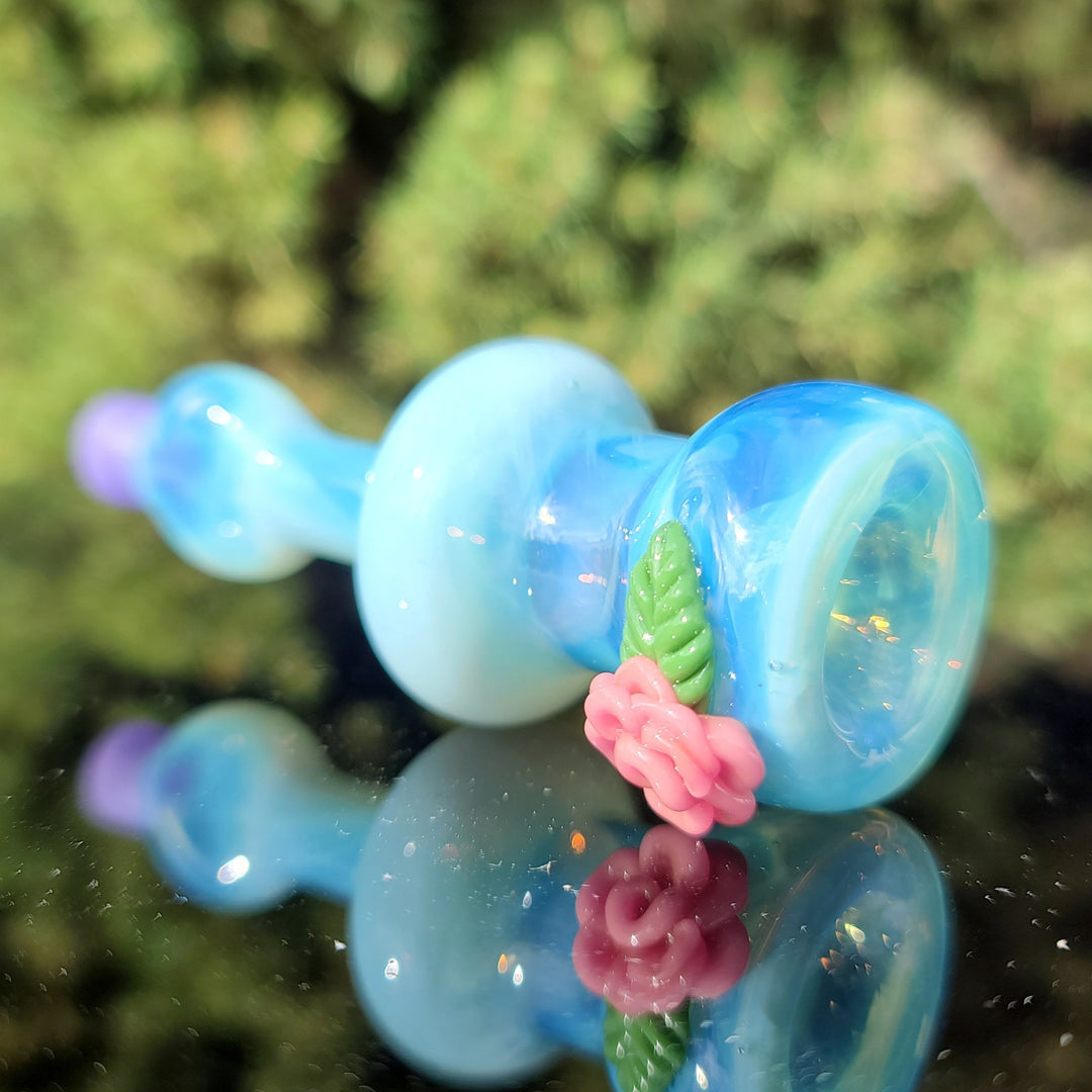 Rose Chillum Glass Pipe Chillery Bogart   