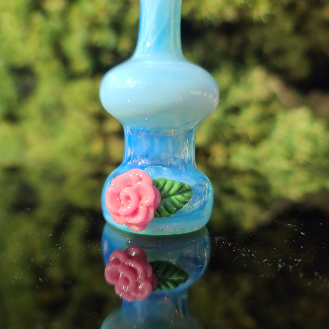 Rose Chillum Glass Pipe Chillery Bogart   