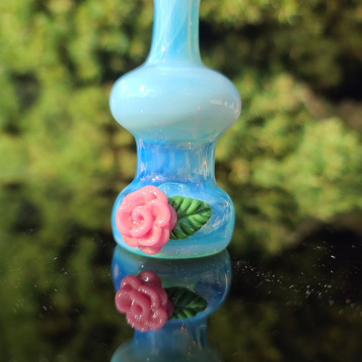 Rose Chillum Glass Pipe Chillery Bogart   