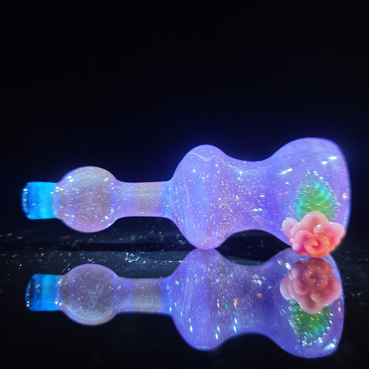 Rose Chillum Glass Pipe Chillery Bogart   