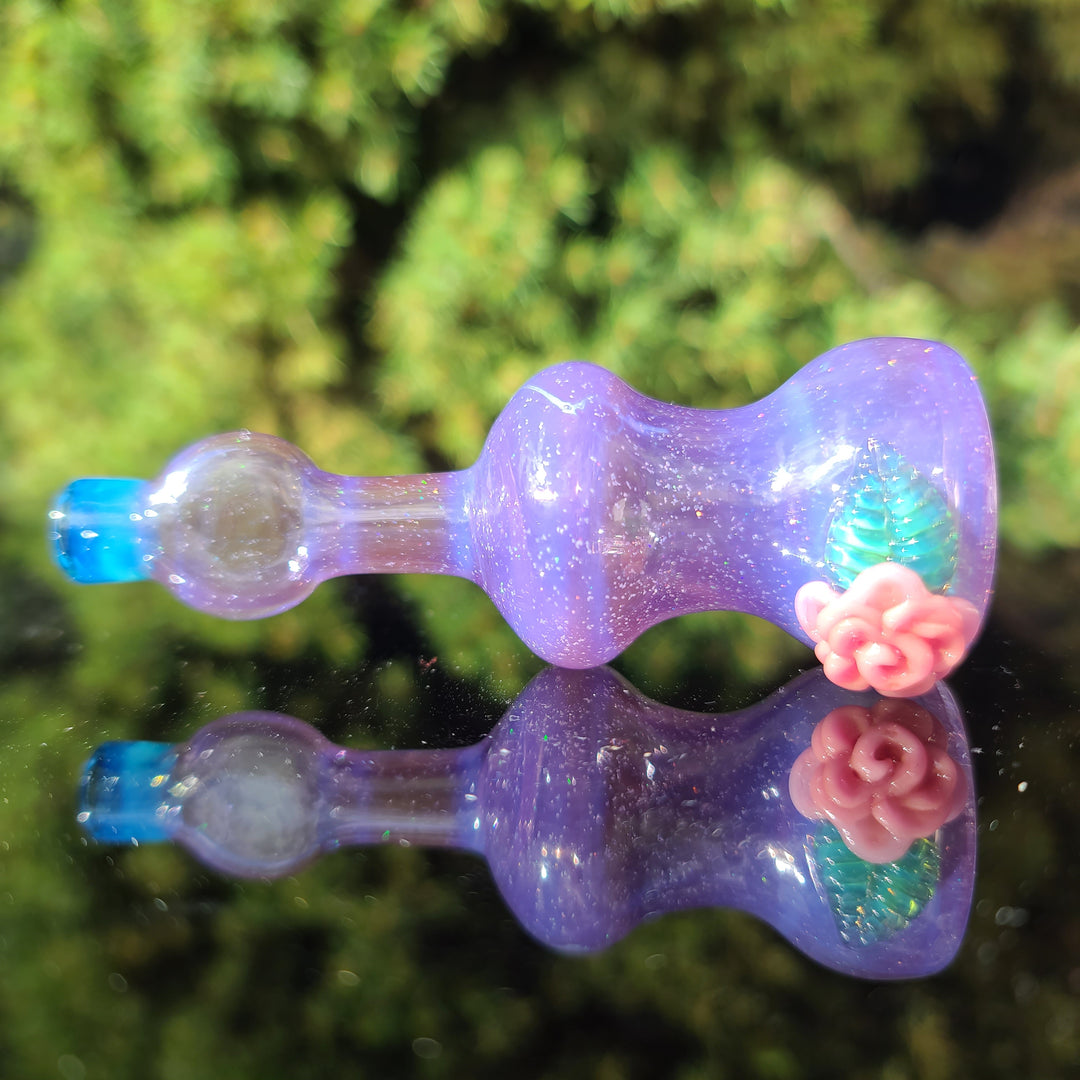 Rose Chillum Glass Pipe Chillery Bogart   