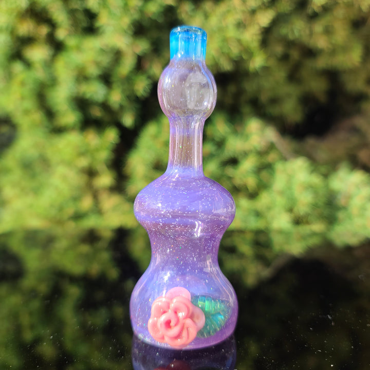 Rose Chillum Glass Pipe Chillery Bogart   