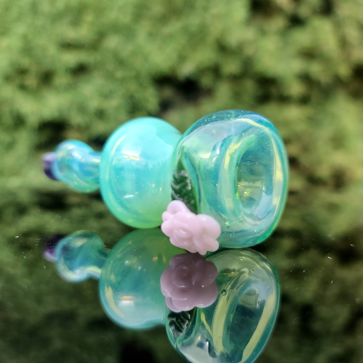 Rose Chillum Glass Pipe Chillery Bogart   