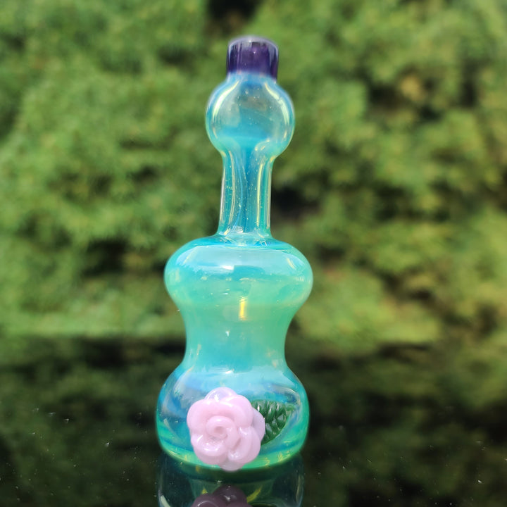 Rose Chillum Glass Pipe Chillery Bogart   