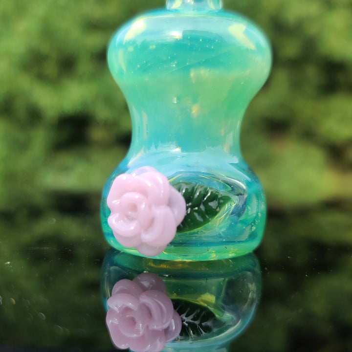 Rose Chillum Glass Pipe Chillery Bogart   