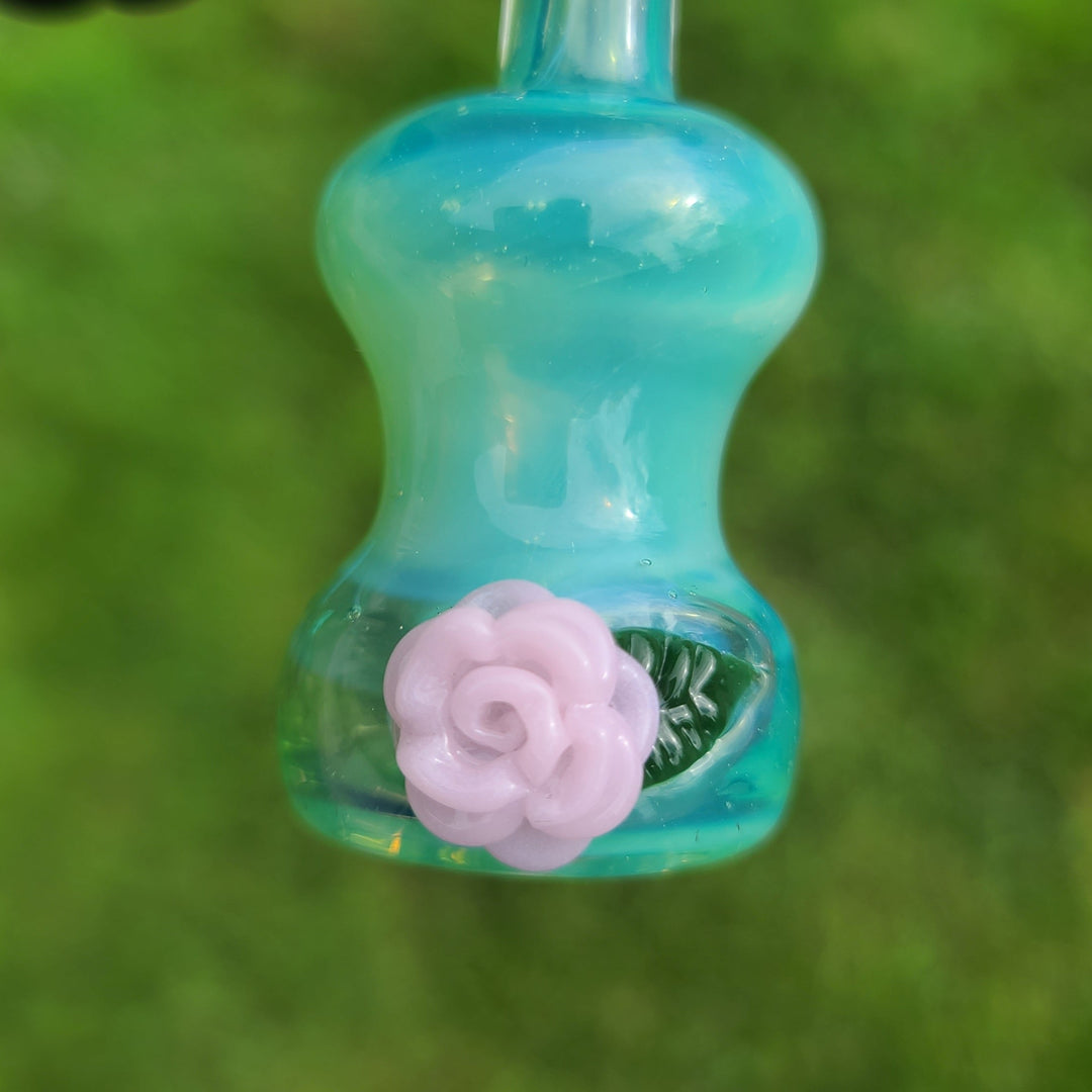 Rose Chillum Glass Pipe Chillery Bogart   