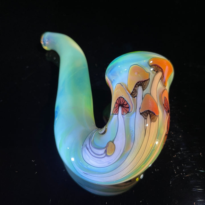 Hand Painted Mushroom Sherlock  Chillery Bogart   