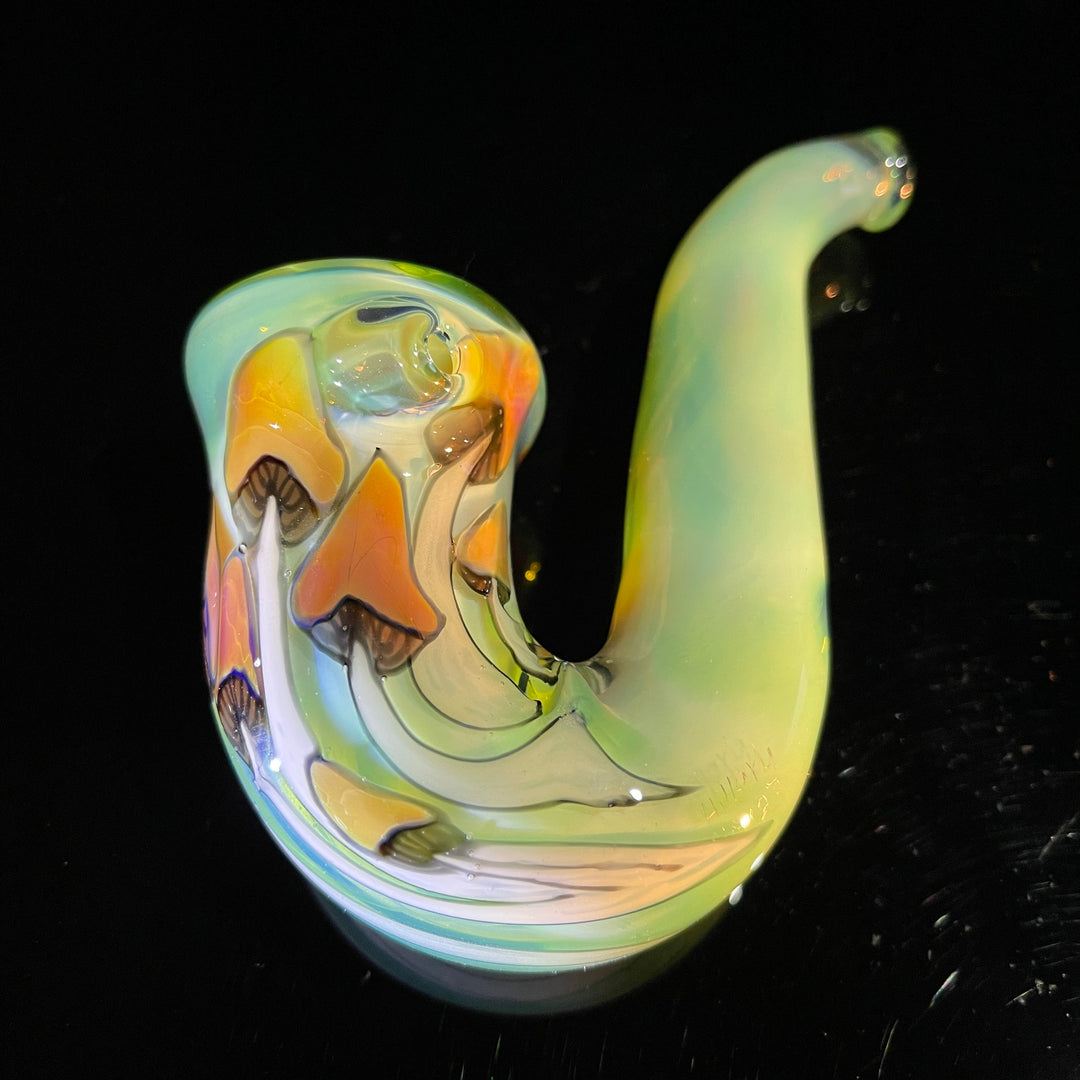 Hand Painted Mushroom Sherlock  Chillery Bogart   