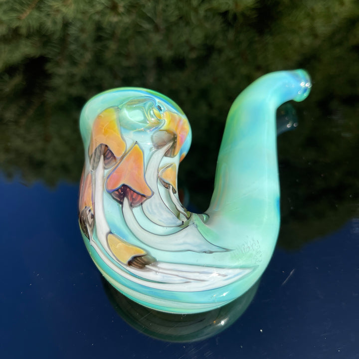 Hand Painted Mushroom Sherlock  Chillery Bogart   