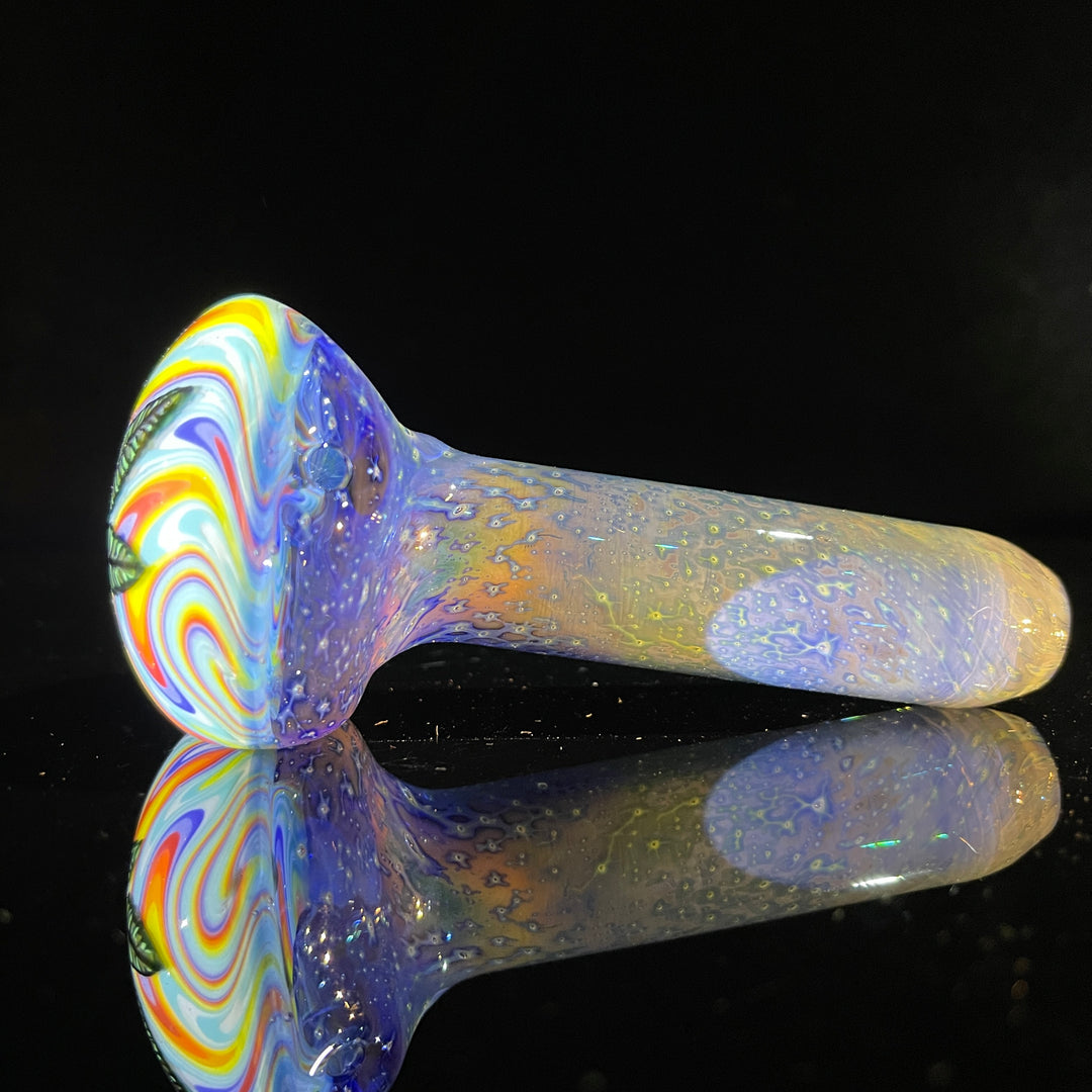 Hand Painted Disc Flip Spoon  Chillery Bogart   