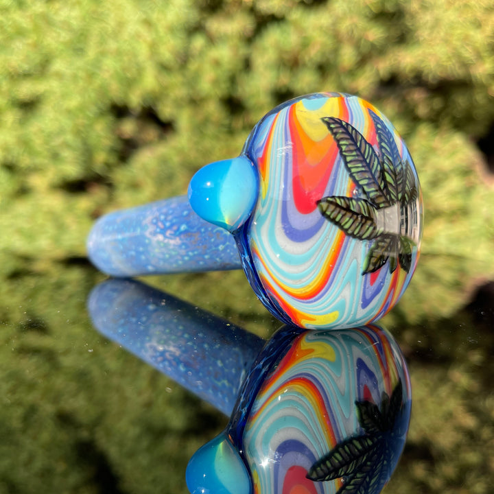 Hand Painted Disc Flip Spoon  Chillery Bogart   