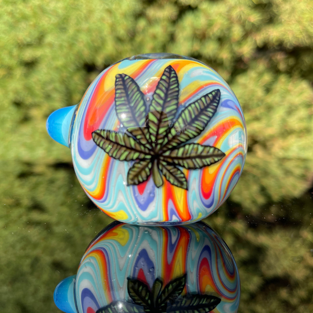 Hand Painted Disc Flip Spoon  Chillery Bogart   