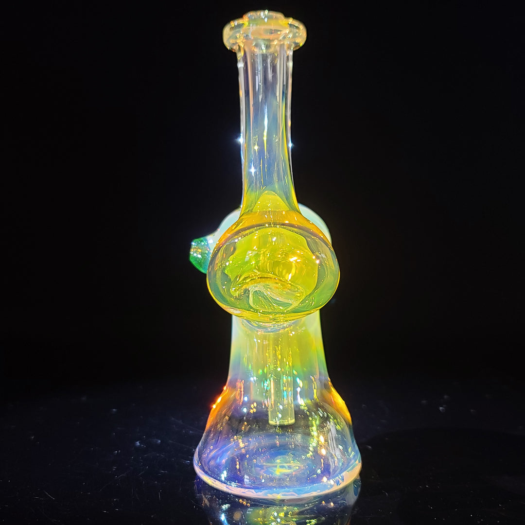 Ego Death Glass Bubbler Smoking Pipe - 5.25 / 14mm F / Colors