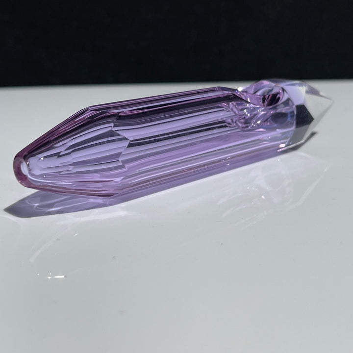 Amethyst Crystal Glass Pipe Glass Pipe TG   