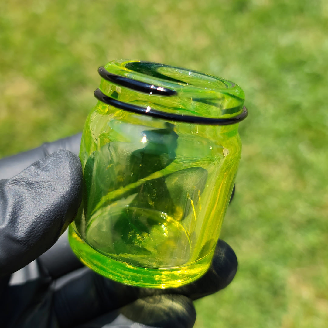 Yellow Jar - Large Accessory Empty 1 Glass   