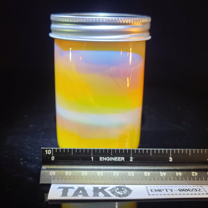 Sunrise Jar - 8oz  Empty 1 Glass   