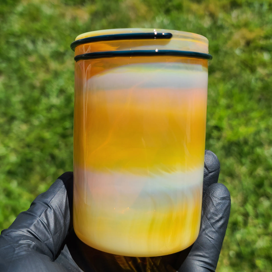 Sunrise Jar - 8oz  Empty 1 Glass   