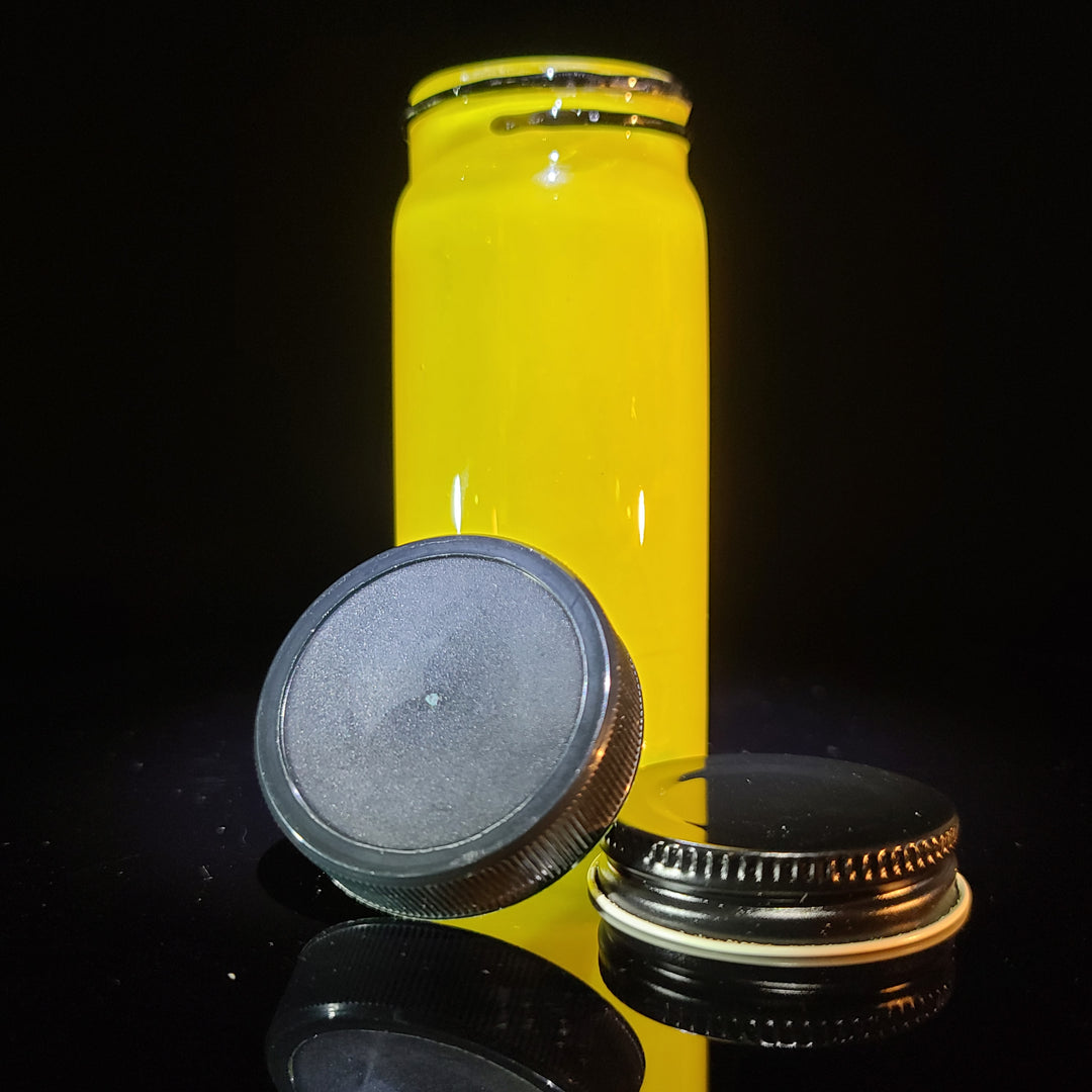 Solid Yellow Jar - Tall Accessory Empty 1 Glass   