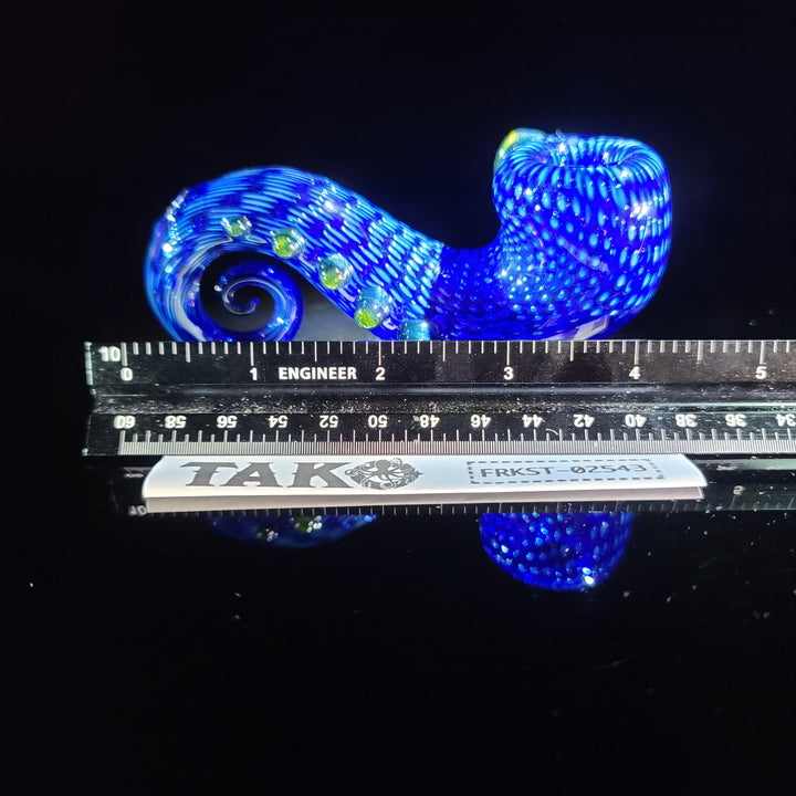 Snake Skin Curl Lock Pipe Glass Pipe Firekist Glass   