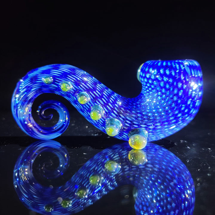 Snake Skin Curl Lock Pipe Glass Pipe Firekist Glass   