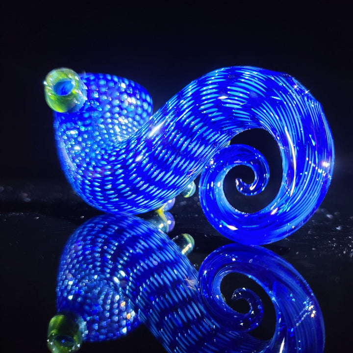 Snake Skin Curl Lock Pipe Glass Pipe Firekist Glass   