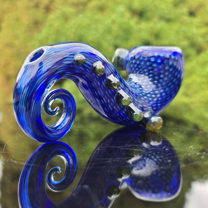 Snake Skin Curl Lock Pipe Glass Pipe Firekist Glass   