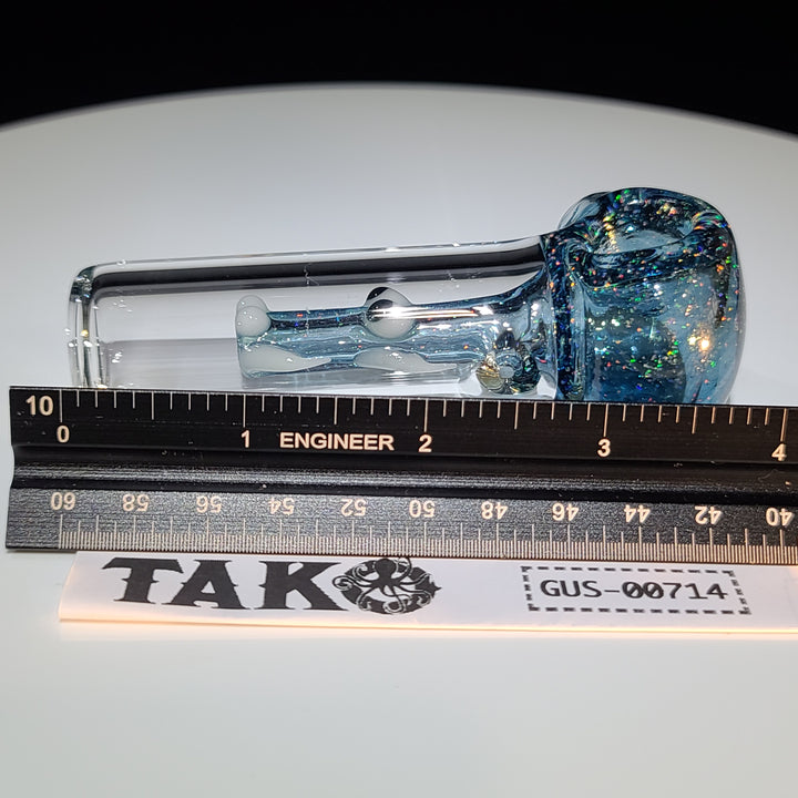 Mini Crushed Opal Dragon Pipe Glass Pipe Gus Glass   