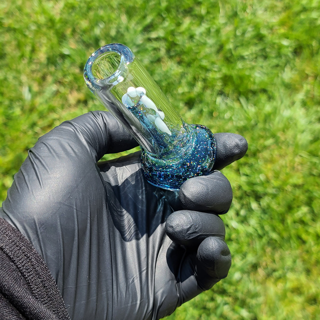 Mini Crushed Opal Dragon Pipe Glass Pipe Gus Glass   