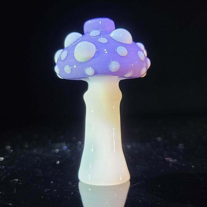 Happy Mushroom Chillum Glass Pipe Glass Happy   