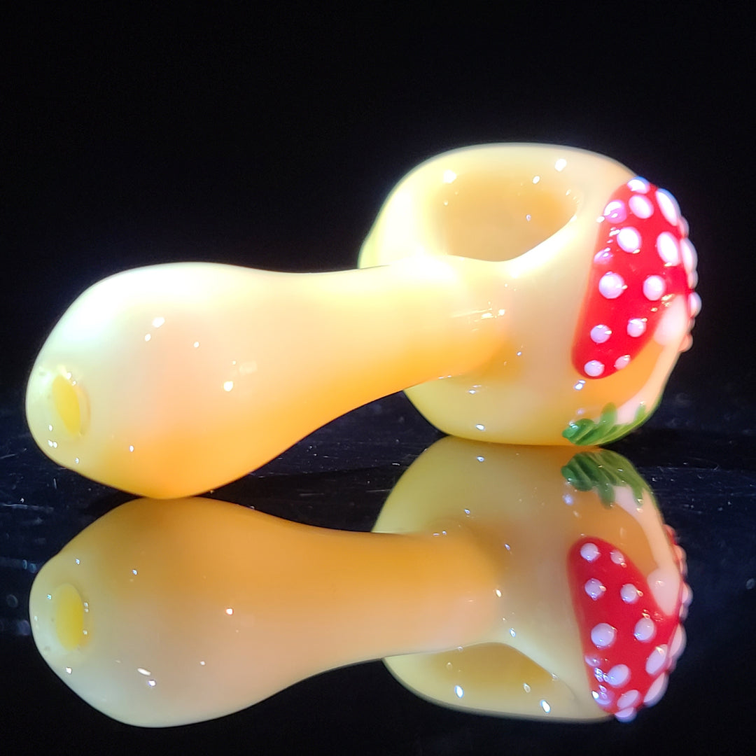 Mushroom Spoon Glass Pipe Glass Happy   