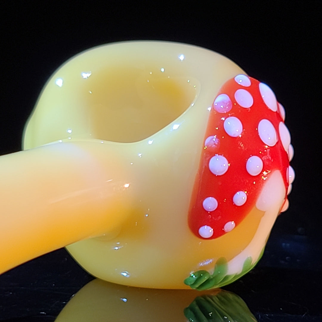 Mushroom Spoon Glass Pipe Glass Happy   